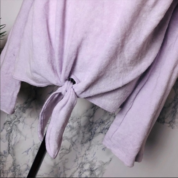 🌸Socialite Cozy Tie Front Mock Neck Sweater - Picture 3 of 6